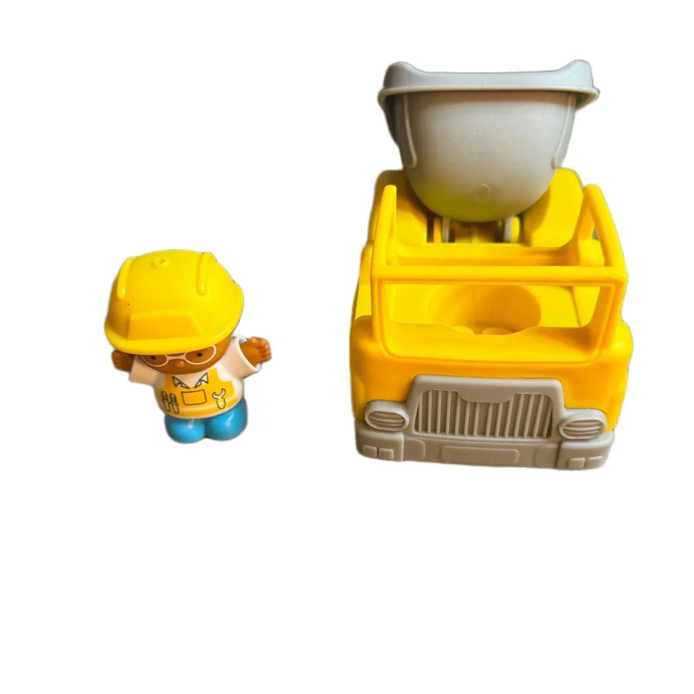Playgo Mini Wheels Yellow Construction Worker Dump Truck with Driver Figure